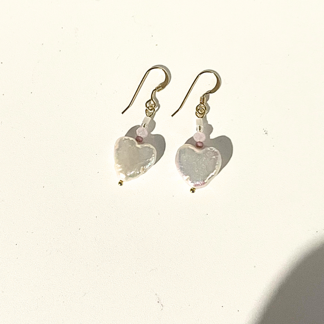 Tearin' Up My Heart Pearl Earrings