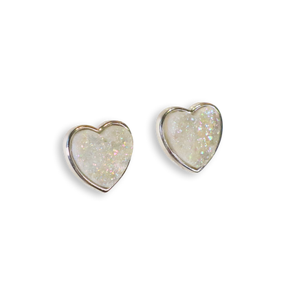 Heartbreaker Stud Earring - Sterling Silver / 18k gold-plated
