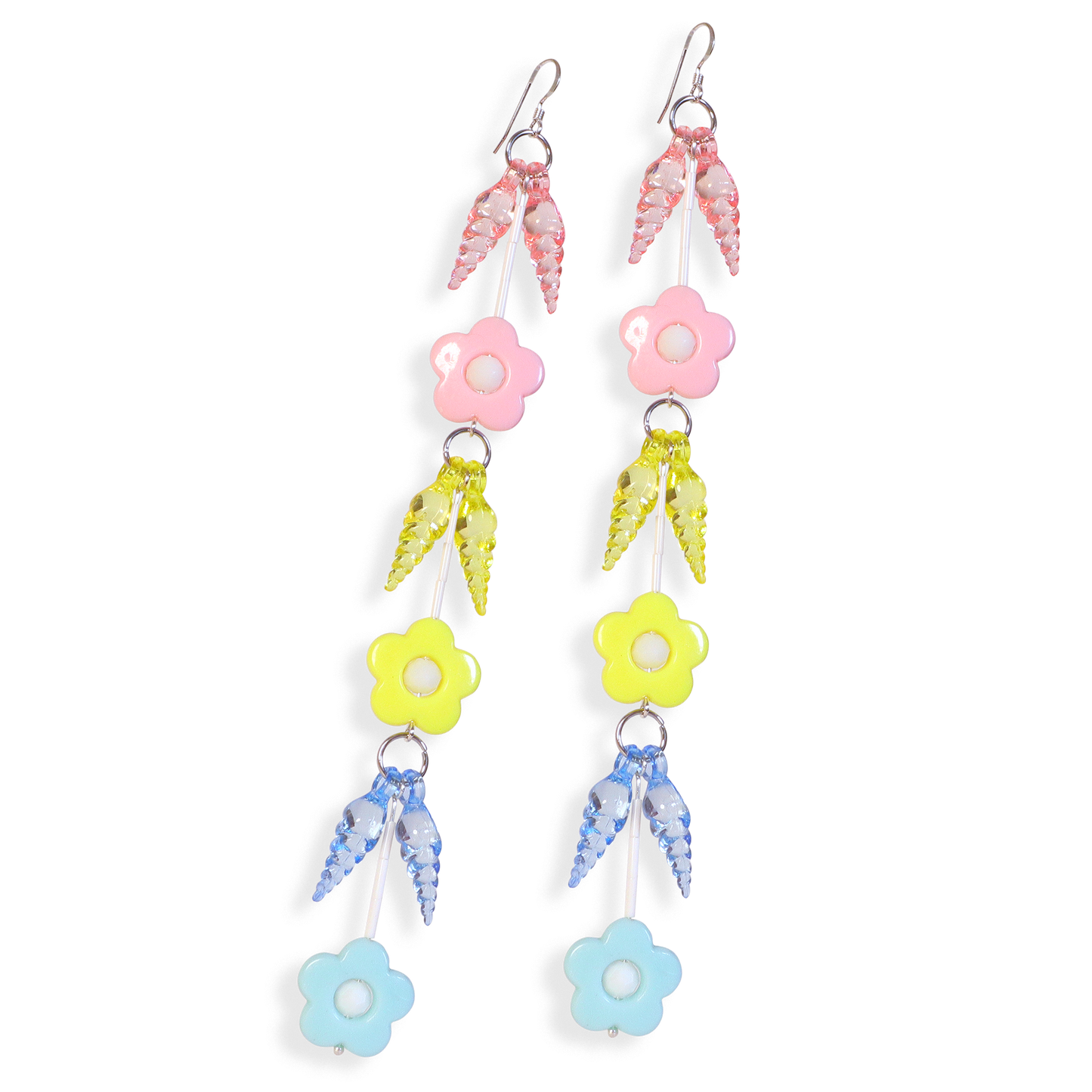 Triple Decker Earrings